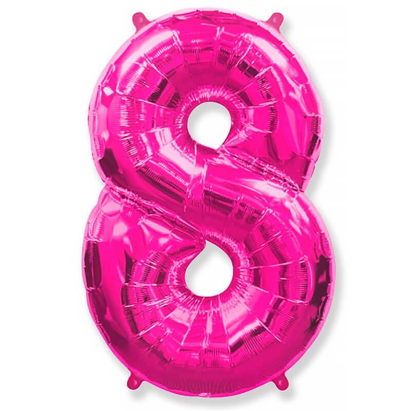 Фольгированный шар «Цифра 8» Фуше Фольгированный шар «Цифра 8» Фуше